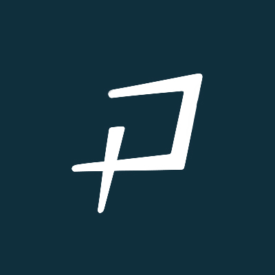 Pope Tech Blue P Logo